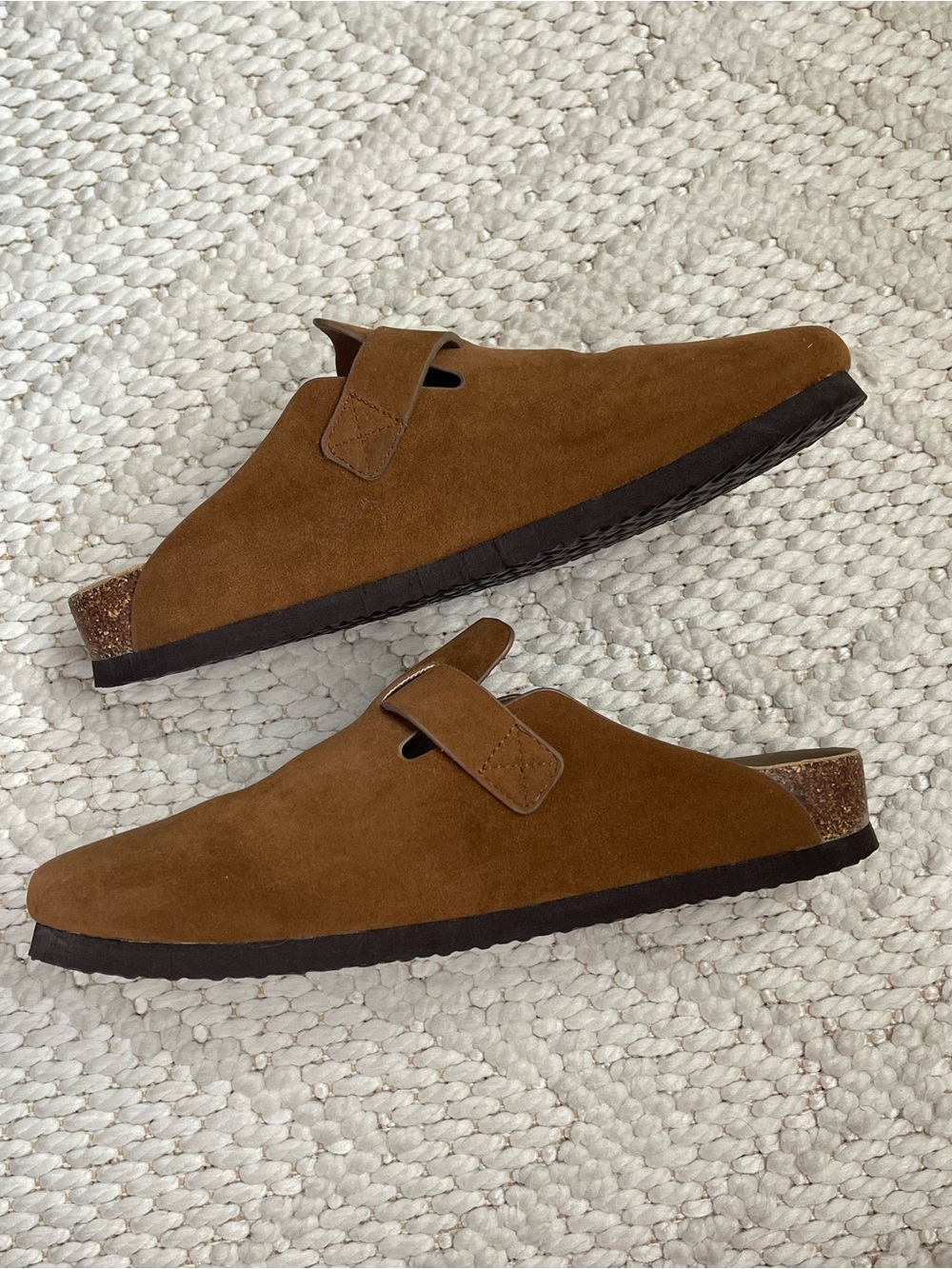 Universal Thread Brown Suede Slip-On Clogs - Picture 6 of 6